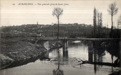 CPA Avranches Vue generale prise de saint jean