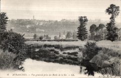 CPA Avranches vue generale prise des bords de la See 