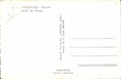CPA Avranches (Manche) Jardin Des Plantes