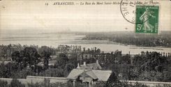 CPA Avranches La Baie Du Mont Saint Michel Prise du Jardin des Pluntes