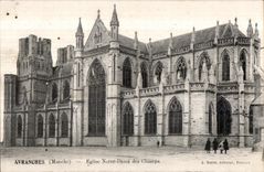 CPA Avranches (Manehe) Eglise Notre Dame Des Champs