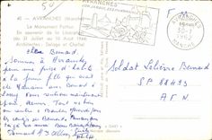 CPS Avranches (Manche) Le Monument Patton En Souvenir de la Liberation Du JUillet du Aout Architectes Delage et Cheftel