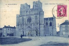 CPA Avranches Eglise Notre Dame des Champs