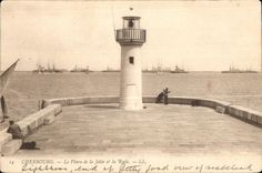 CPA Environs Le Phare de la Jetee et la Rade Lighthouse