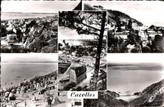CPSM Carolles Vue Vers Jullouville Vue generale La Blage Vallee du Lude