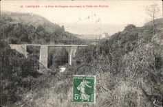CPA Carolles Le Pont du Crapeux Traversant la Vallee des Peintres