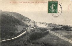 CPA Carolles Vue gnerale de la Plage prise de Pignon Bator