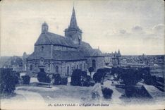 CPA Granville L Eglise Notre Dame