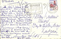 CPA Granville La plage Le Casino