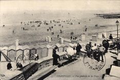 CPA Granville Vue generale de la Plage