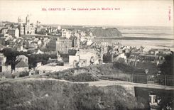 CPA Granville Vue Generale prise du Moulin et vent