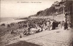 CPA Granville Vue sur la Plage