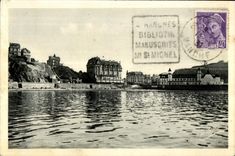 CPA Granville Les Hotels et le Casino vue du large