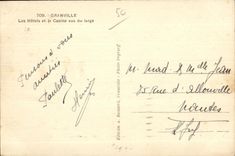 CPA Granville Les Hotels et le Casino vue du large