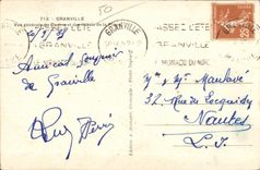 CPA Granville Vue generale du Casino et des Hotels de la Plage