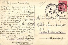 CPA Granville Effets de Mer