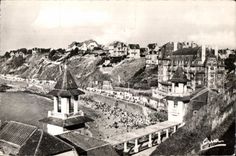 CPA Granville 54 La Plage vue du Moulin