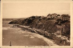 CPA Granville La Plage a maree baute