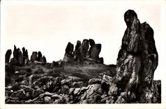 CPA Iles Chaussey Rochers Les Moines