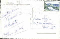 CPA La Cote d Azur 1193 Saint Raphael (Var) Vue d ensemble sur la Plage