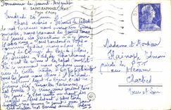 CPA Saint Raphael (Var) Plage d Agay