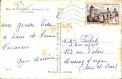 CPA Saint tropez Vue sur la ville et le goite