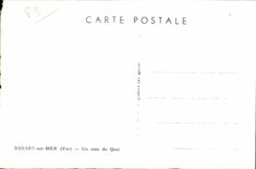 CPA Sanary sur Mer (Var) Un coin du Quai