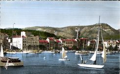 CPA Cote d Azur Sanary Sur Mer La Port