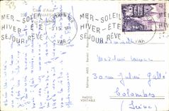 CPA Cote d Azur Sanary sur Mer Vue generale