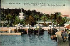 CPA Env De Toulon Tamaris L Embarcadere de Manteau Sourroundings of Toulon Tamaris Bateaux 