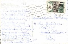 CPA Saint Tropez Bouillabaisse Plage au fond la citadelle