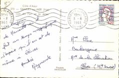 CPA Cote d Azur Sanary sur Mer