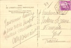 CPA Ile De Port Cros Le Port naturel dans une explosion de