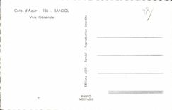 CPA Cote d Azur Bandol Vue Generale