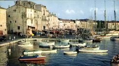 CPA La Cote d Azur French Riviera Saint Tropez (Var) Le Ouai The Quay