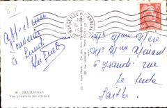 CPA Draguignan Vue a travers oliviers