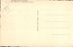 CPA Hyeres Les Palmiers Vieille Maison du Quartier St Paul