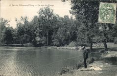 CPA Parc de Villeneuve I Etang Un coin des Etangs