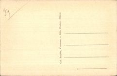 CPA Vincennes Statue of general Daumesnil