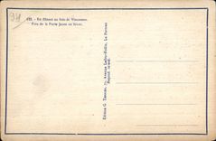 CPA While strolling with the wood of Vincennes Close to the Yellow Gate in winter