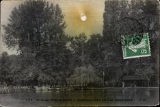 CPA Vincennes Embacadere with the Lake Daumesnil