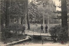 CPA Wood of Vincennes the footbridge of the lake of St Mande