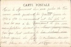 CPA Vincennes high Memorial with the memory of Hairy Vincennes Militaria