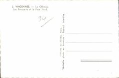 CPSM Vincennes the Castle Walls and the Northern Face