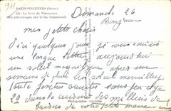 CPSM Vincennes Paris (the Seine) the pittoreaque Wood Of Site on the lae Daumesnil