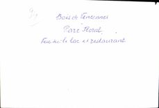 Photograph Vincennes Floral garden the lake and the restaurant