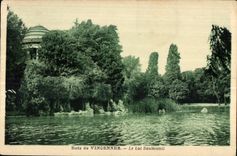 CPA Vincennes the Lake Daumesnil