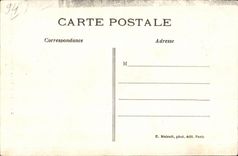 CPA the Picturesque Wood of Vincennes Allee a Guard and children