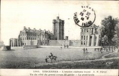 CPA Vincennes old royal Castle Seen of the dimension large body of guard the bridge levis