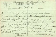 CPA Of Fort of Vincennes receive a Hello and these Flowers